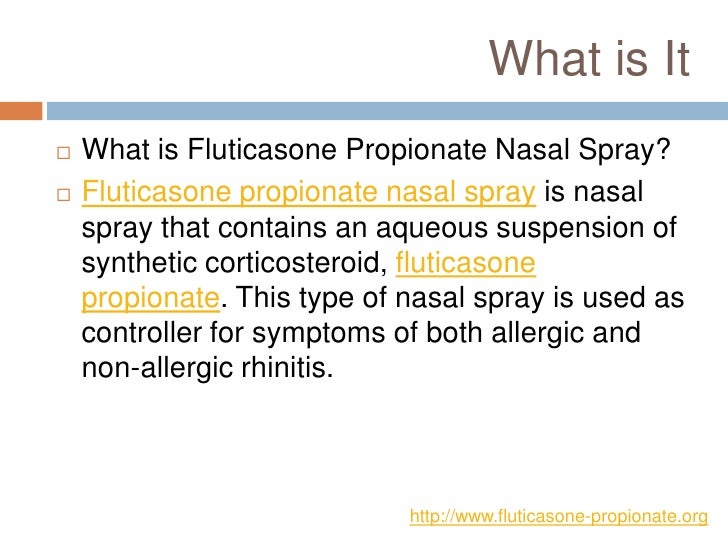 Fluticasone Propionate Nasal Spray