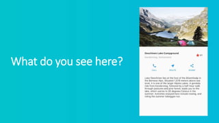 What do you see here?
 