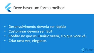 Deve haver um forma melhor!
• Desenvolvimento deveria ser rápido
• Customizar deveria ser fácil
• Confiar no que os usuário veem, é o que você vê.
• Criar uma vez, elegante.
 