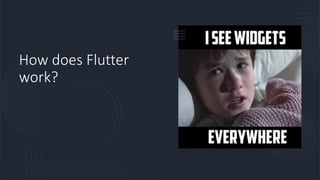 How does Flutter
work?
 
