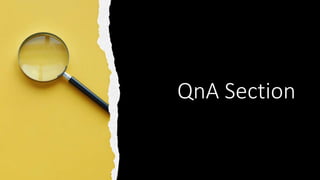 QnA Section
 