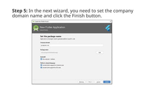 Step 5: In the next wizard, you need to set the company
domain name and click the Finish button.
 
