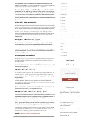 Flutter Vs React Native – Which Is Better For Your Project In 2023? | PDF