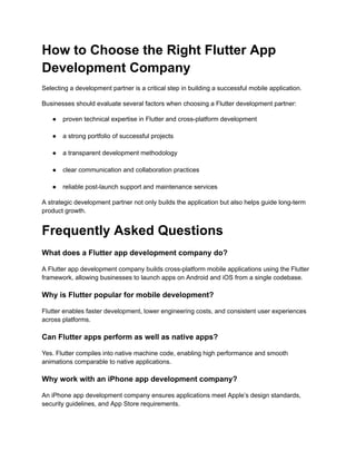 Flutter App Development Company_ The Smart Choice for Building Scalable ...