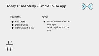 [GDG CU] Flutter Basics to Your First App - Flutter Development ...