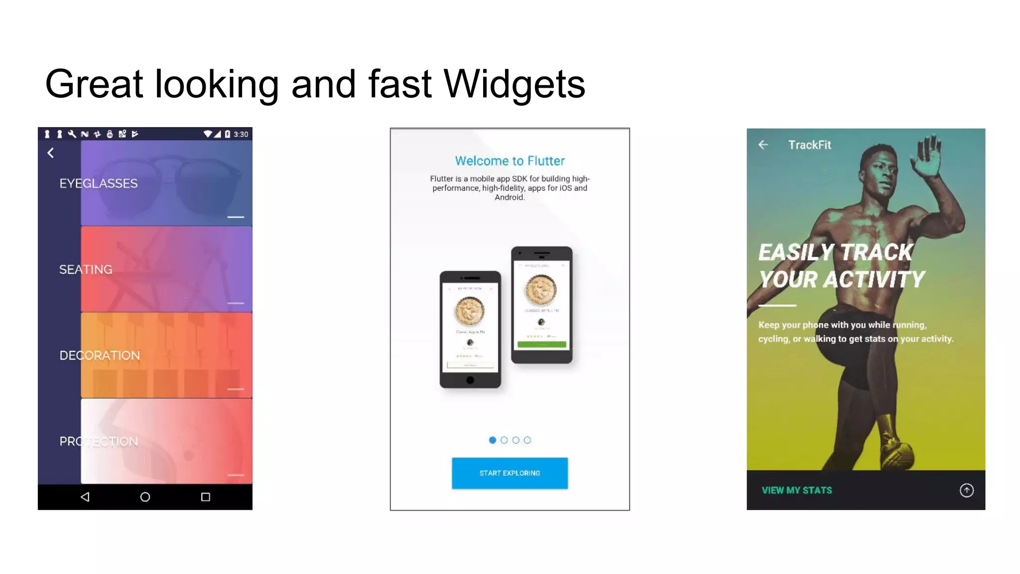 Great looking and fast Widgets
 