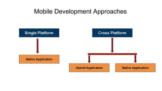 Mobile Development Approaches
 