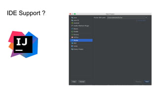 IDE Support ?
 