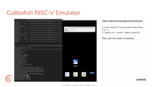 © 2023 - Atsign | docs.atsign.com
Cuttleﬁsh RISC-V Emulator
 