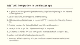 Flutter development Lecture 17 full powerpoint | PPT
