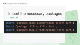 Tutorial
Import the necessary packages
 