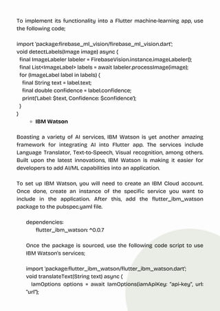 Flutter for Machine Learning - Integrating AI into Your Mobile Apps.pdf