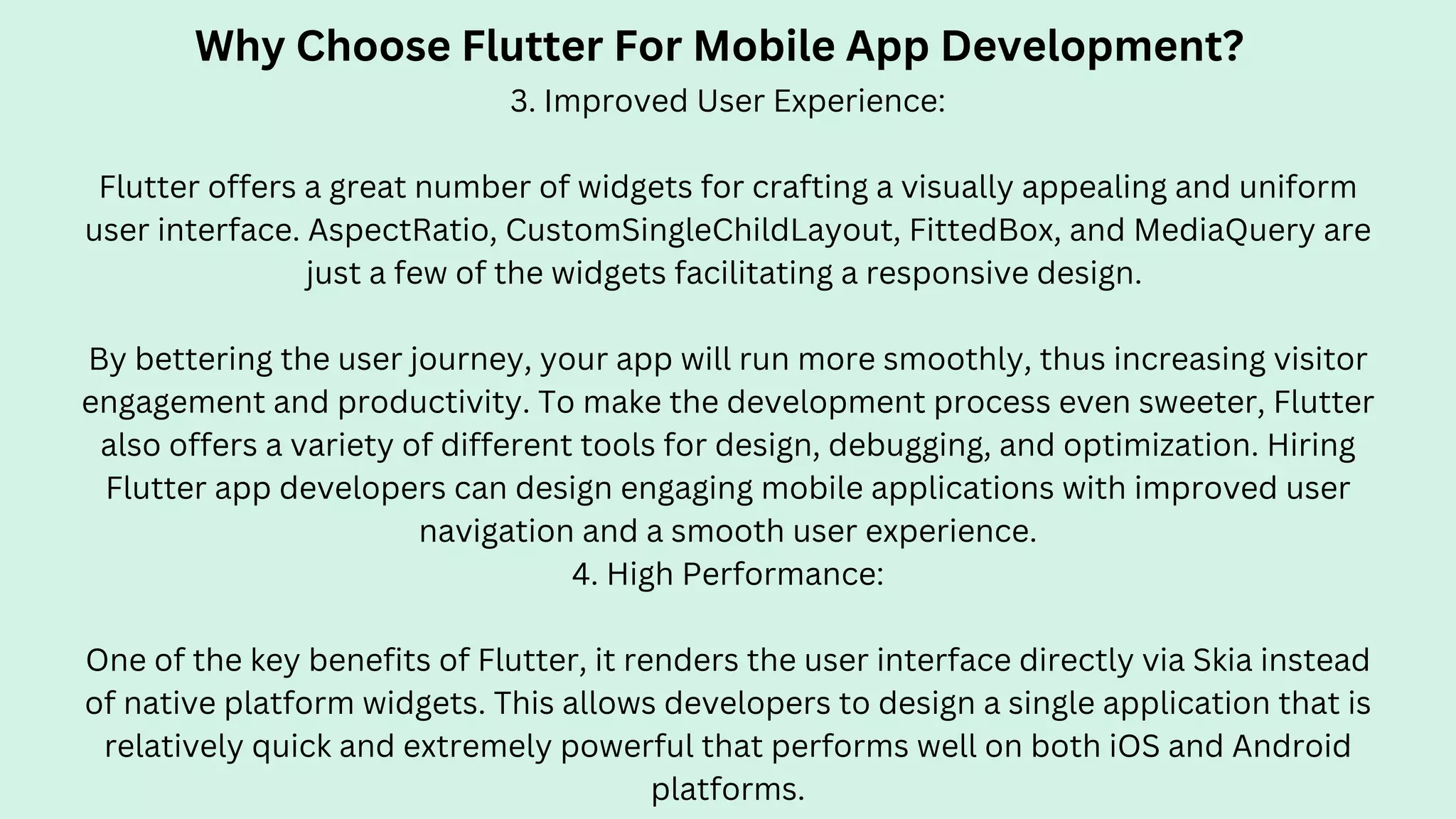 Why choose Flutter for mobile app development? | PPT