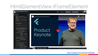 Flutter for web | PPTX