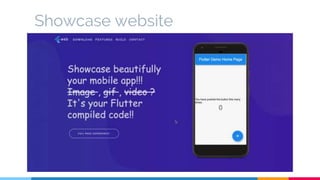 Flutter for web | PPTX