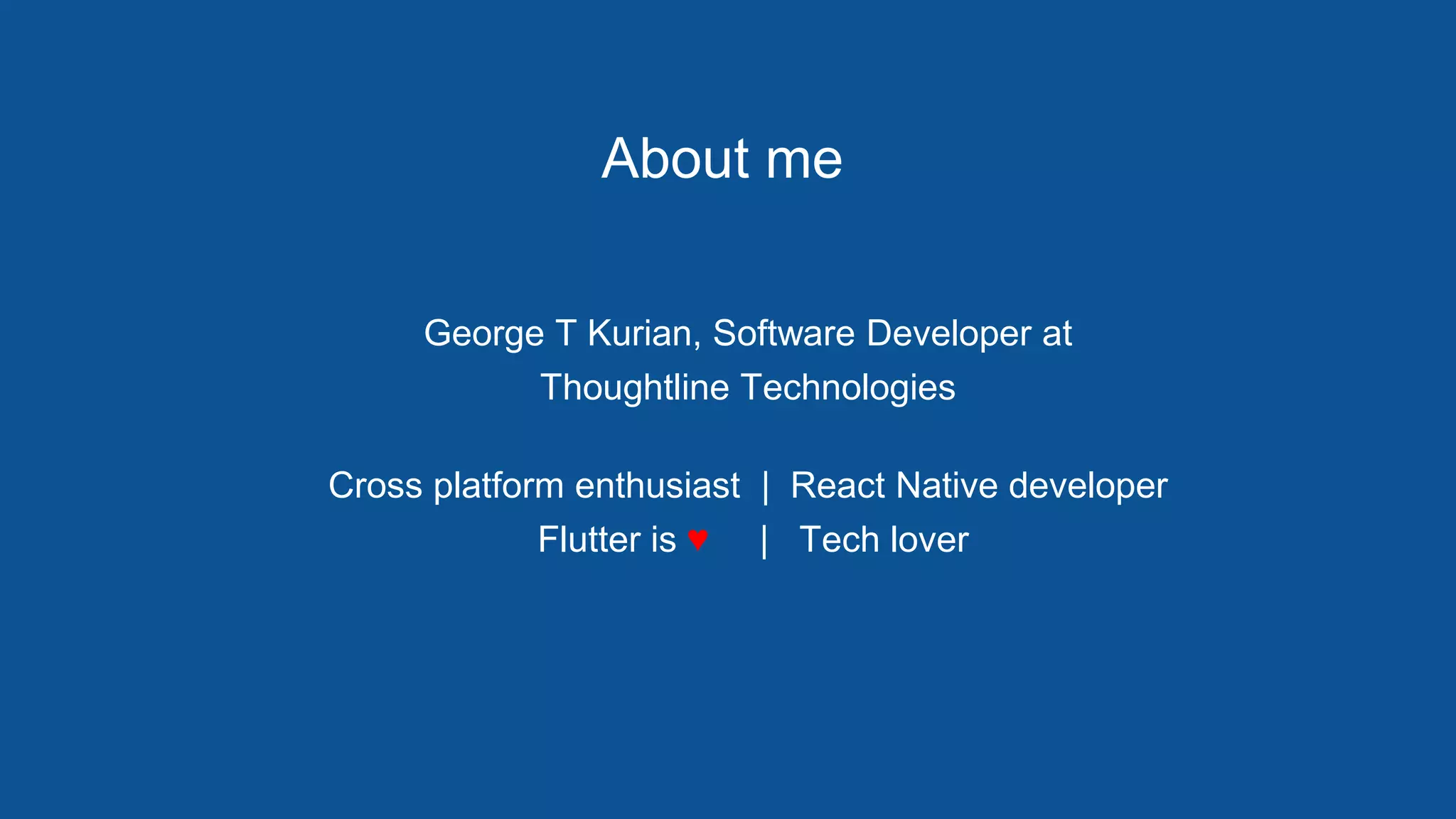 Flutter intro | PPT | Free Download