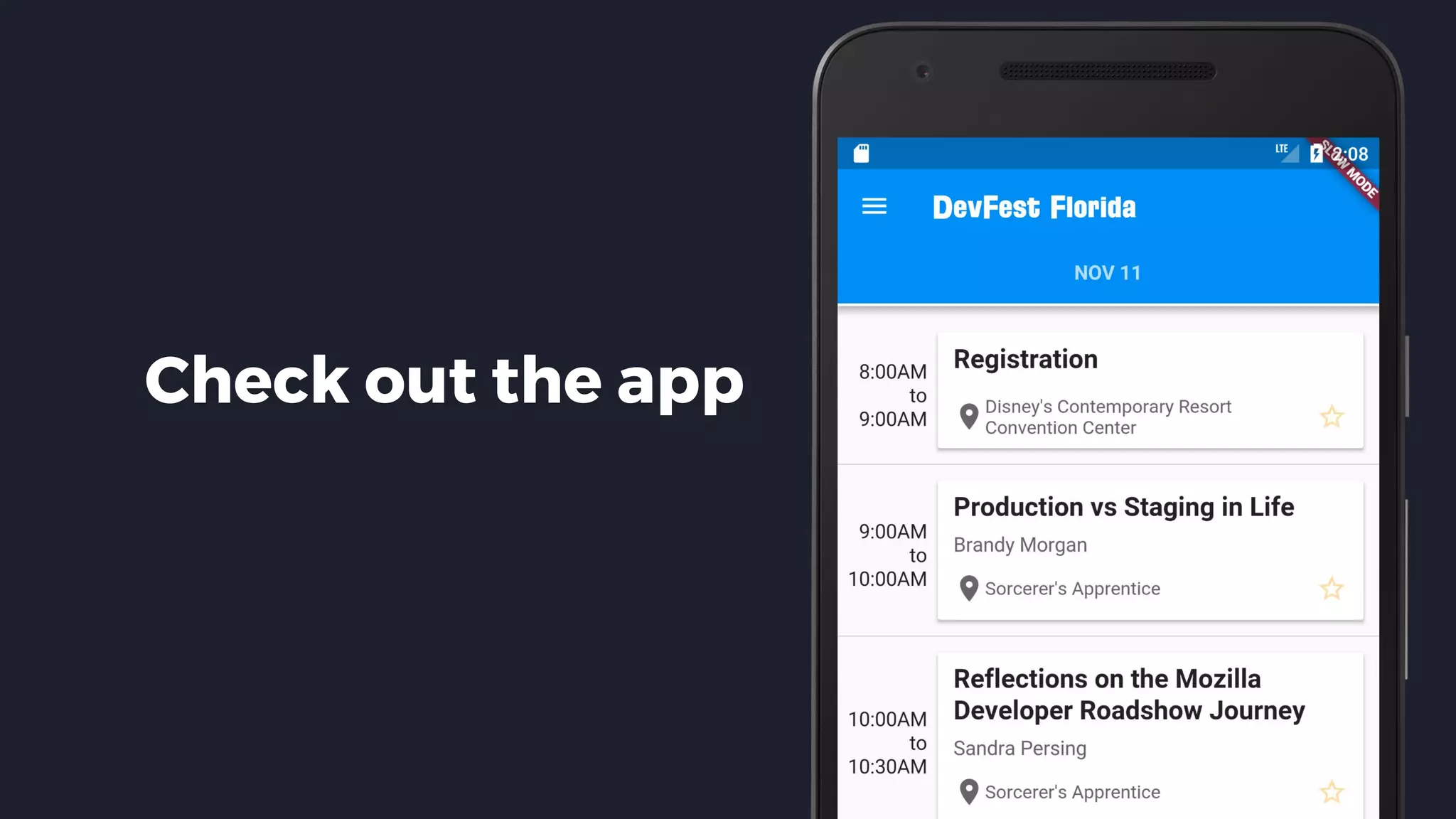 Check out the app
 