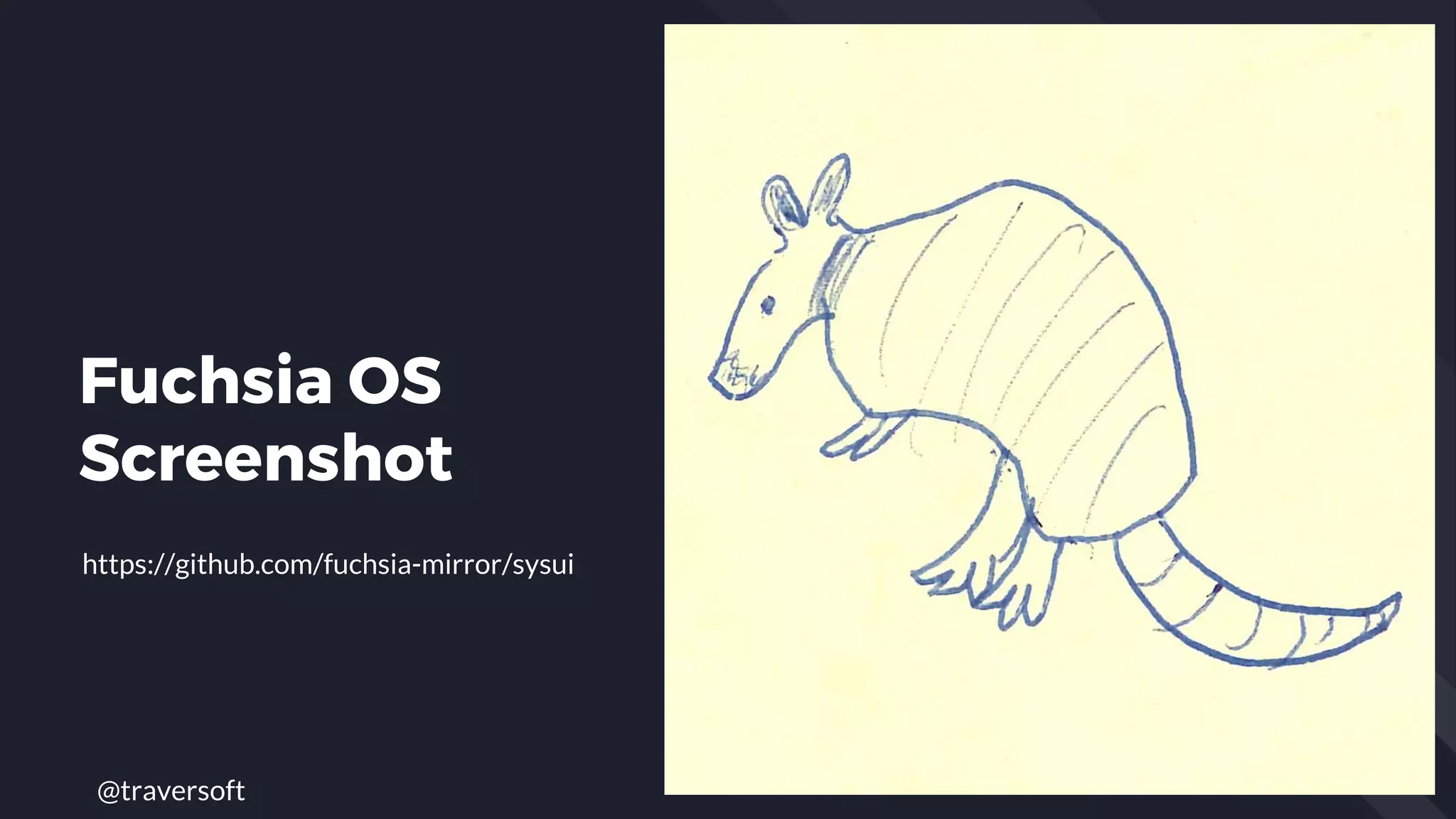 @traversoft
Fuchsia OS
Screenshot
https://github.com/fuchsia-mirror/sysui
 