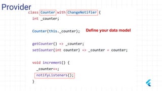 Flutter state management from zero to hero | PPT
