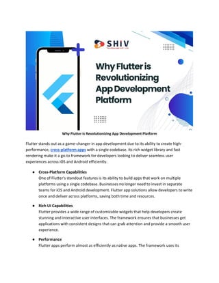 Flutter: The Future of Cross-Platform App Development | PDF