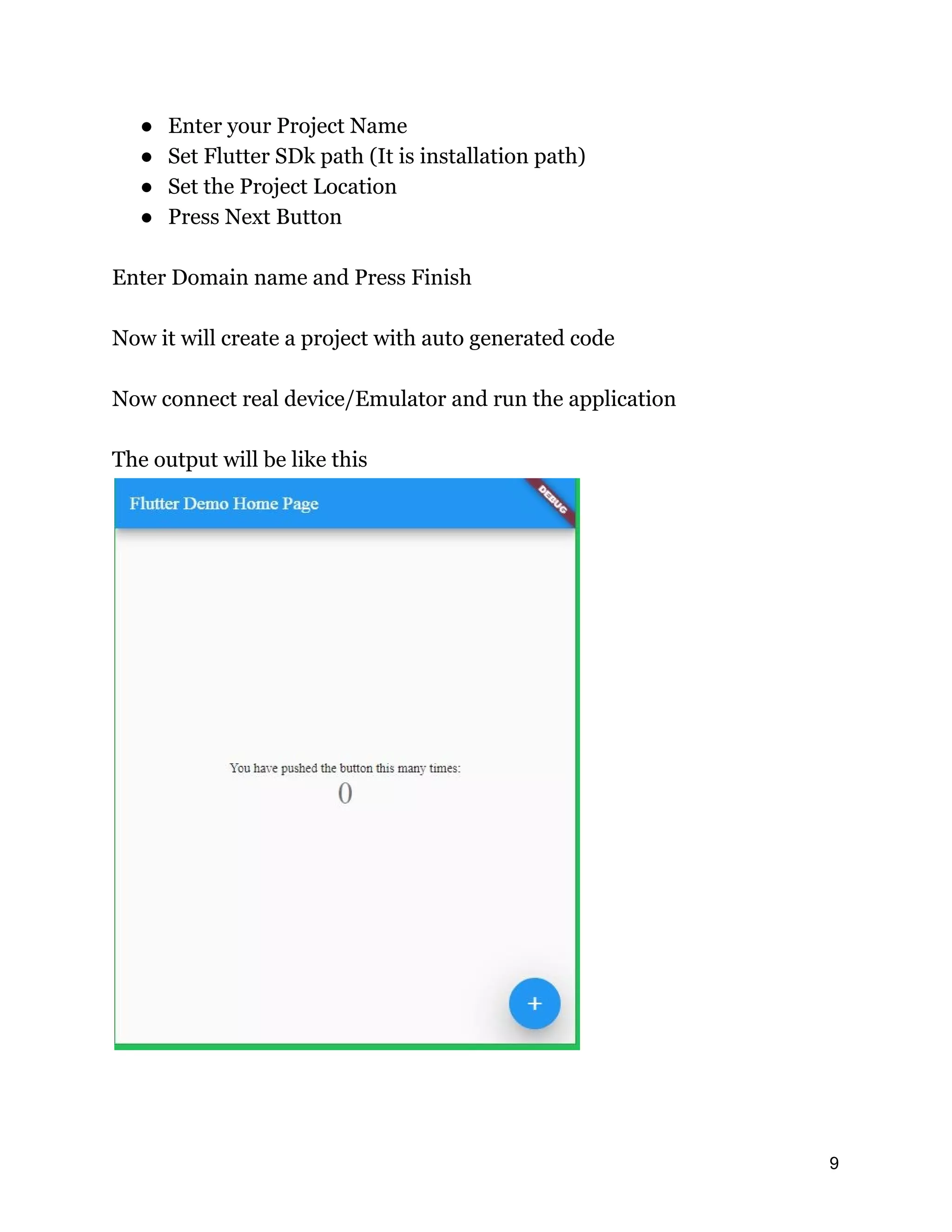 Flutter tutorial for Beginner Step by Step | PDF