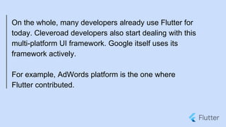 Flutter UI Framework | PPT