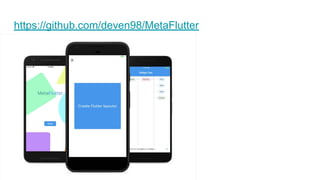 https://github.com/deven98/MetaFlutter
 