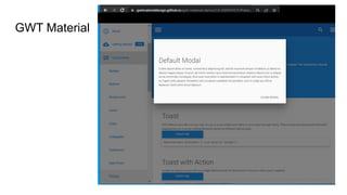 GWT Material
 