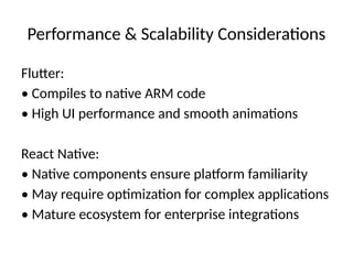 Which Cross-Platform Framework Delivers the Best ROI? | PPTX