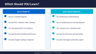 Flutter vs React Native: Best Mobile App Framework in 2026 | PPTX