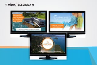 // MÍDIA TELEVISIVA //
Não precisa
nem perguntar
se é de frente
para o mar...
1º HOTEL FLUTUANTE OCEÂNICO DO BRASIL
LUA DE MEL EXCLUSIVA
E SURPREENDENTE
Enfim nós
//CONCEITO CLEAN
Enseada das
GaroupasHotel Flutuante | Caixa D aço
CAIXA D’AÇO//PORTO BELO//SANTA CATARINA
 