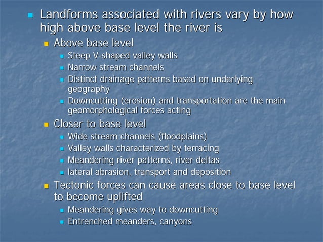Fluvial Geomorphology | PDF