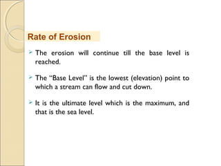 Fluvial processes and landforms | PPT