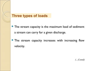 Fluvial processes and landforms | PPT