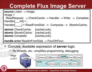 Flux: A Language for Programming High-Performance Servers | PPT