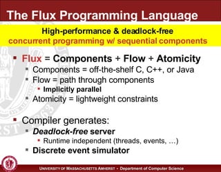 Flux: A Language for Programming High-Performance Servers | PPT