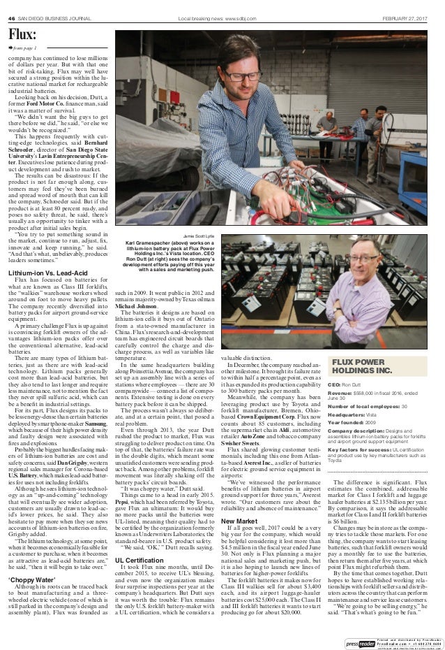 flux power careers