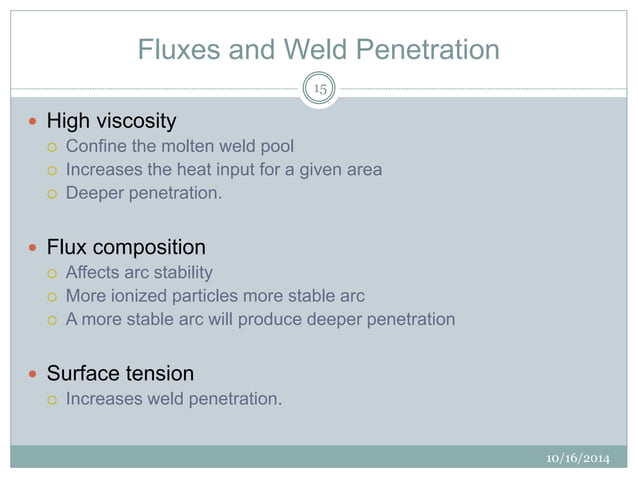 Fluxes in welding | PPTX | Chemistry | Science
