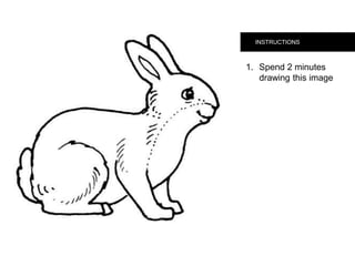 INSTRUCTIONS
1.  Spend 2 minutes
drawing this image
 