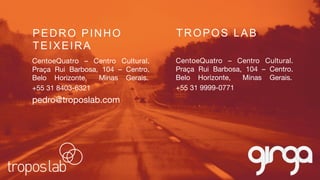 MODELO DE
RECEITA
PRECIFICAÇÃO
ESTRUTURA DE
CUSTOS
DRE
FERRAMENTAS
DE CONTROLE
PONTOS IMPORTANTES
MARGEM E
CANAIS
 