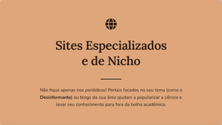 FLUXO DE DIVULGAÇÃO PARA PROJETOS ACADÊMICOS