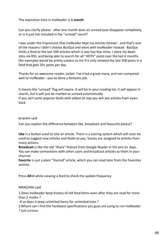 • Outils de génération de flux RSS (3)
103
Surveillance d’une page Web sans fil RSS
• Feed43
• Peu intuitif
 