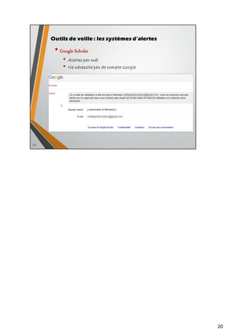 Comment identifier les flux RSS d’un site via son navigateur ?
• Firefox
Autrefois native (jusqu’à FF 3.X), l’icône signalant la présence de fils
RSS peut être rétablie via des extensions comme RSS Icon in Url bar
• Chrome
Extension Abonnement RSS (par Google), pas toujours très fiable d’après
l’étude de Serge Courrier
• Safari
Extension FeedButton . Egalement prise en charge native de la
fonctionnalité Autodiscovery.
• Internet Explorer
Prévu nativement dans la
barre de commandes (à activer)
• Microsoft Edge : Absence pour le moment d’extension RSS Autodiscovery
• Opera
Extension RSS Detector
Source : http://fr.slideshare.net/serge.courrier/fin-de-google-reader-quelle-alternative-pour-les-
professionnels
33
 