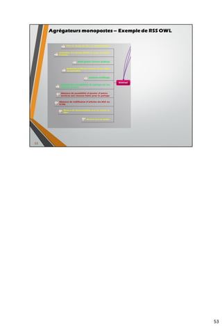 Inoreader : les principales fonctionnalités
• Les bookmarklets « s’abonner dans Inoreader » et
« enregistrer dans Inoreader »
66
 