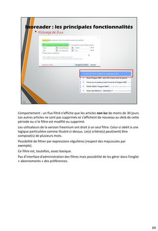 83
Lecteur en ligne hébergé Inoreader
 