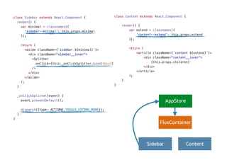 ContentSidebar
AppStore
FluxContainer
 