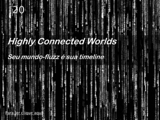 20


Highly Connected Worlds
Seu mundo-fluzz é sua timeline




Para ler clique aqui
 