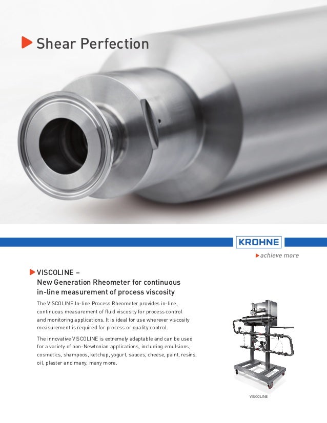 InLine Process Viscosity Measurement