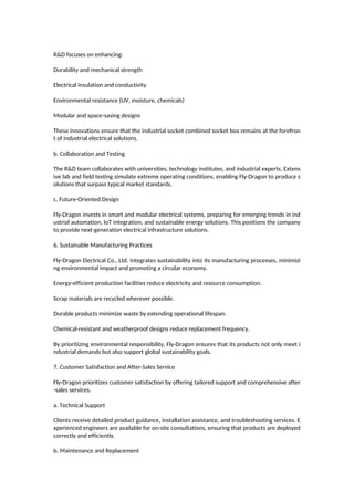 Nante Industrial Socket Combined Socket Box For Field Reliability | PDF