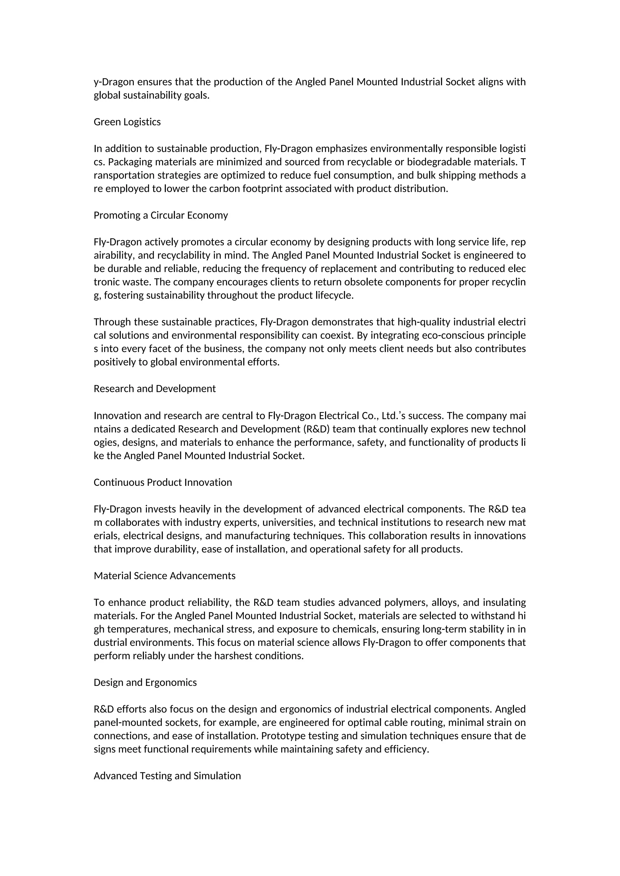 Nante Angled Panel Mounted Industrial Socket: Durable Designs for ...